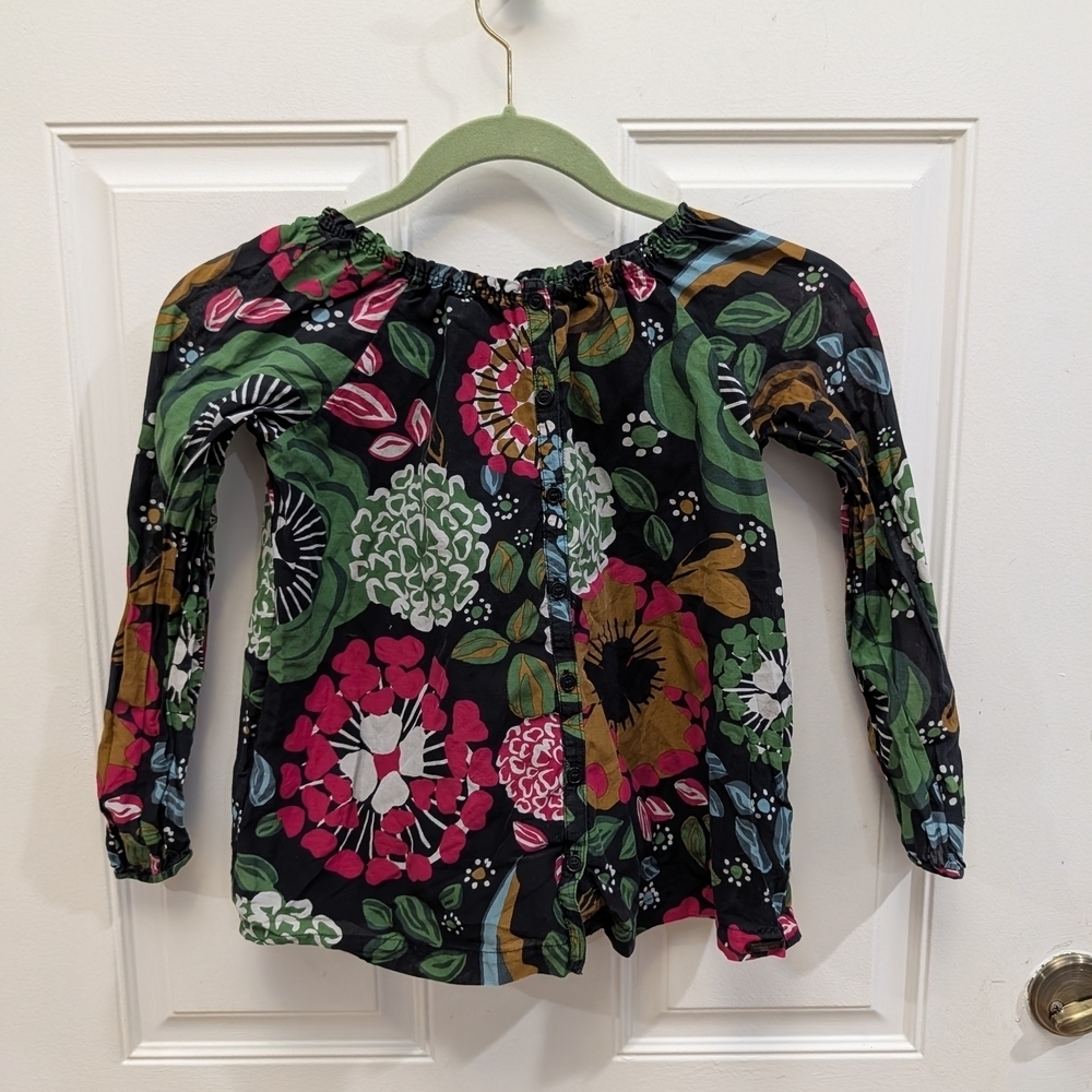 Burberry Floral Long Sleeve Kids Top